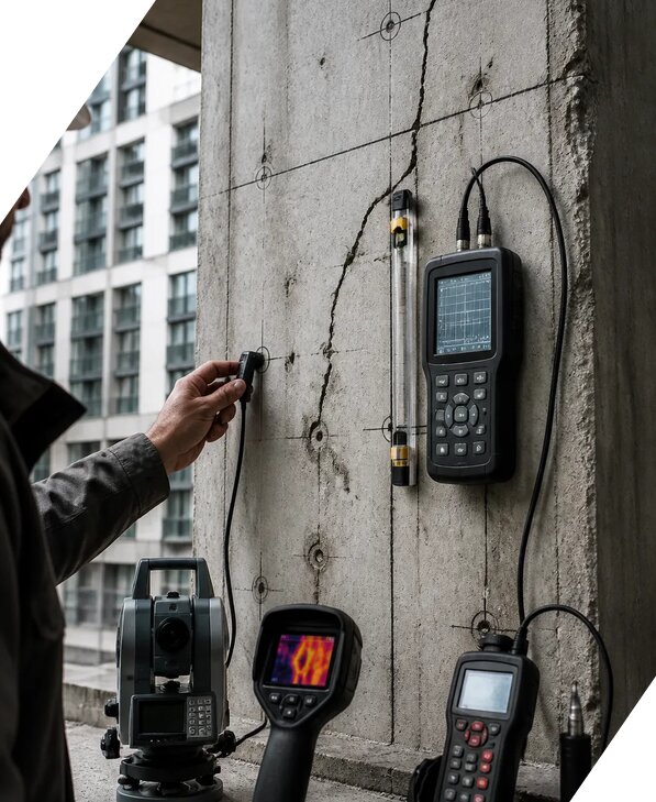 Инструментальное обследование зданий в Сосногорске от 15474 р. | ЭкспертизаРоссия
