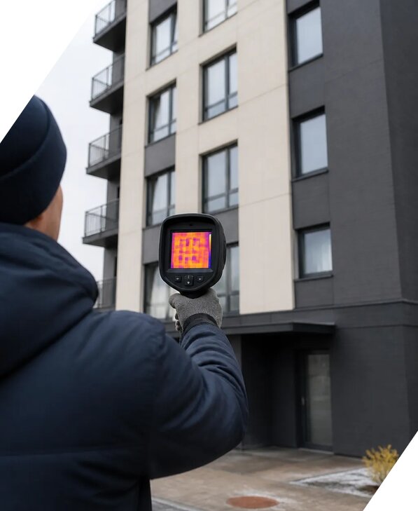Тепловизионное обследование зданий в Сосногорске от 5158 р. | ЭкспертизаРоссия