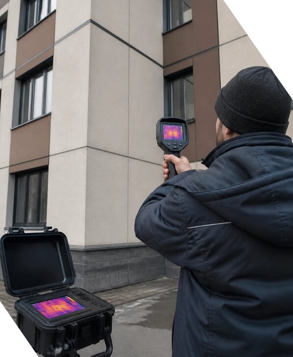 Тепловизионное обследование зданий и сооружений в Сосногорске